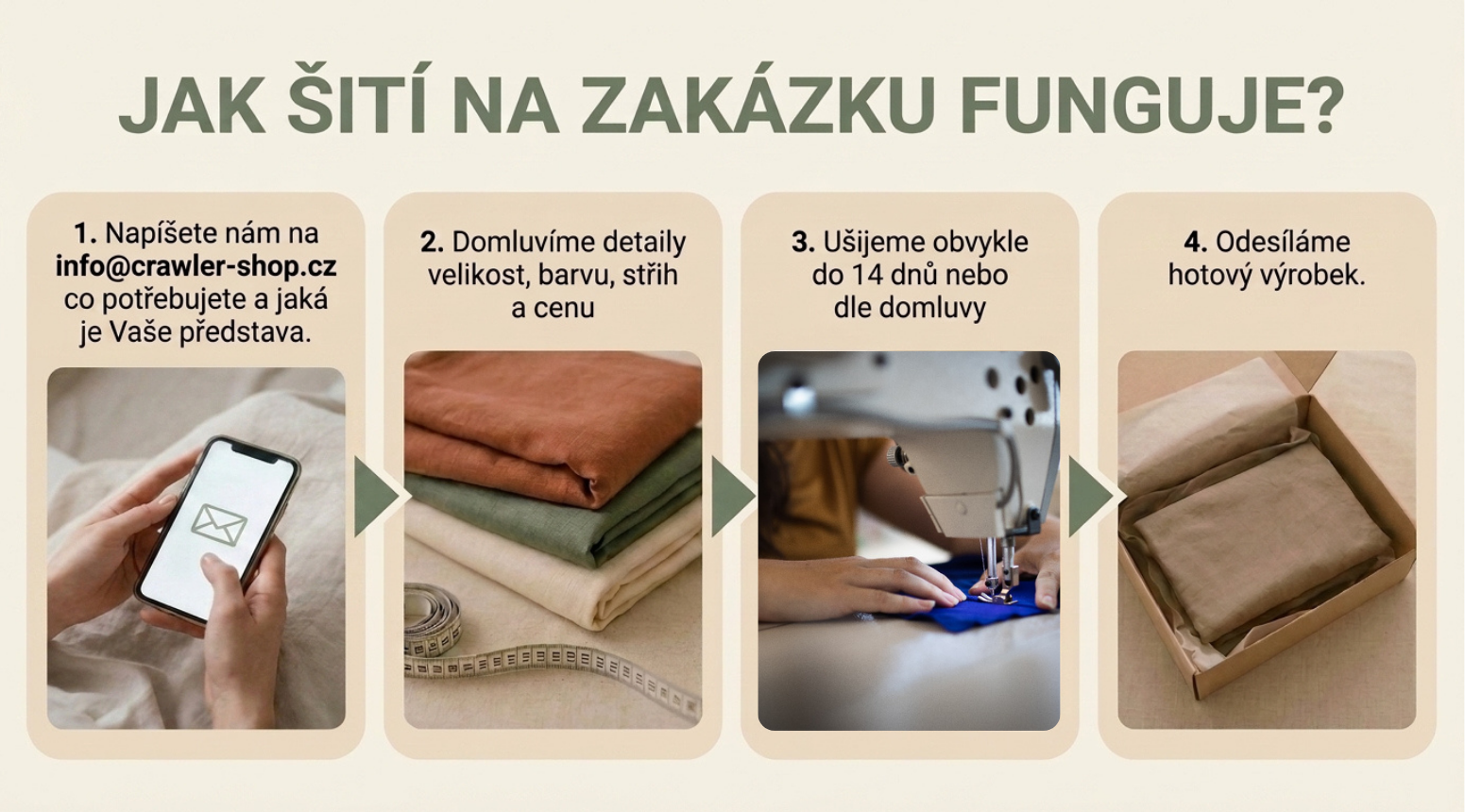 šijeme na zakázku pro děti i dospělé 2